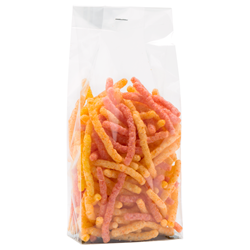 Blokbodemzakjes plastic transparant 100 + 60 x 280 mm - per 100 stuks