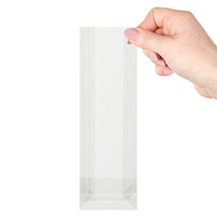 Blokbodemzakjes plastic transparant 70 + 40 x 220 mm - per 100 stuks-2