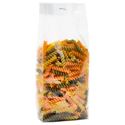 Blokbodemzakjes plastic transparant 80 + 50 x 250 mm - per 100 stuks