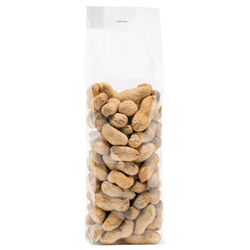Blokbodemzakjes plastic transparant 80 + 40 x 315 mm - per 100 stuks