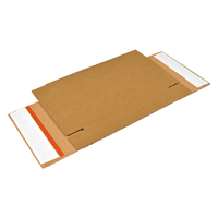 Brievenbusdoos bruin 160 x 120 x 26 mm (A6) met zelfklevende sluiting-2