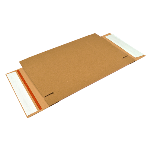 Brievenbusdoos bruin 230 x 160 x 26 mm (A5) met zelfklevende sluiting-2