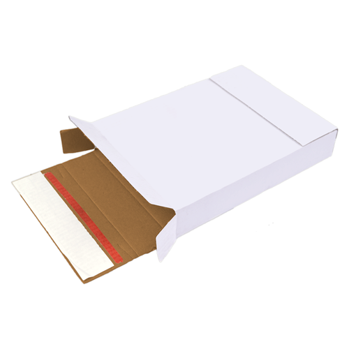 Brievenbusdoos wit 160 x 120 x 26 mm (A6) met zelfklevende sluiting