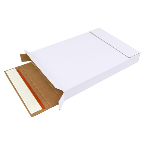 Brievenbusdoos wit 230 x 160 x 26 mm (A5) met zelfklevende sluiting