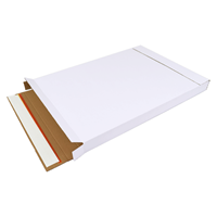 Brievenbusdoos wit 370 x 260 x 26 mm (A4+) met zelfklevende sluiting