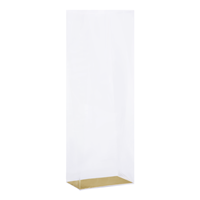 Bodemkarton voor blokbodemzakjes 100 x 60 mm - goud - per 100 stuks-2