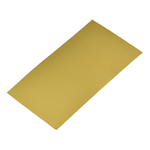 Bodemkarton voor blokbodemzakjes 100 x 60 mm - goud - per 100 stuks