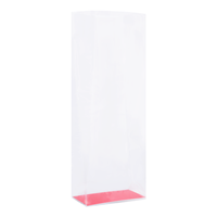 Bodemkarton voor blokbodemzakjes 100 x 60 mm - rood - per 100 stuks-2