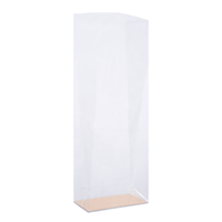 Bodemkarton voor blokbodemzakjes 120 x 70 mm - goud - per 100 stuks-2