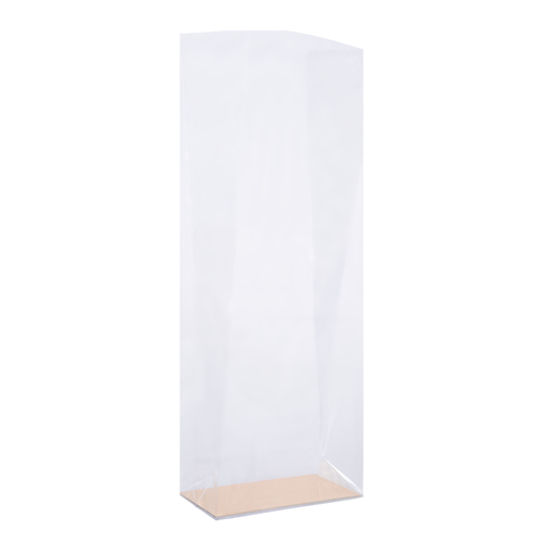 Bodemkarton voor blokbodemzakjes 120 x 70 mm - goud - per 100 stuks-2