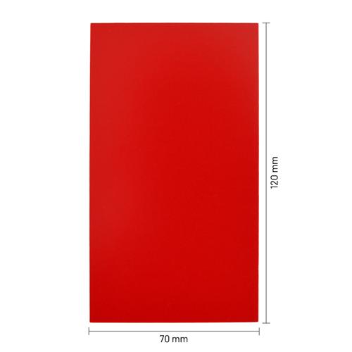 Bodemkarton voor blokbodemzakjes 120 x 70 mm - rood - per 100 stuks-3