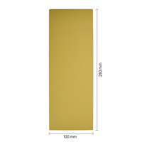 Bodemkarton voor zijvouwzakjes 280 x 100 mm - goud - per 100 stuks-2