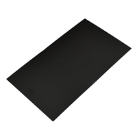 Bodemkarton voor zijvouwzakjes 170 x 100 mm - zwart - per 100 stuks