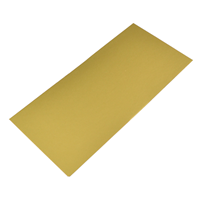 Bodemkarton voor zijvouwzakjes 210 x 100 mm - goud - per 100 stuks