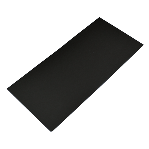Bodemkarton voor zijvouwzakjes 210 x 100 mm - zwart - per 100 stuks