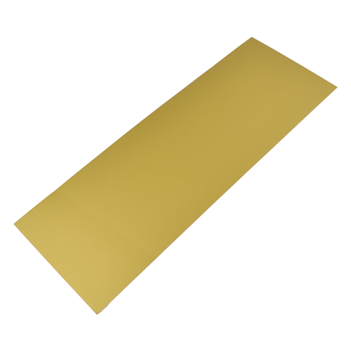 Bodemkarton voor zijvouwzakjes 280 x 100 mm - goud - per 100 stuks