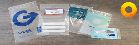 Gripzakken met bedrukking van Blok Packaging