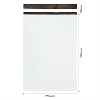 Verzendzakken 235 x 325 mm plastic (COEX) - per 100 stuks-1