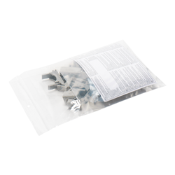 Gripzakjes met buidel 160 x 230 + 165 mm - 50 micron LDPE - per 500 stuks