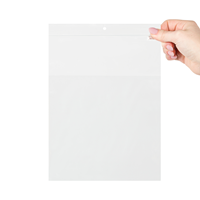 Gripzakjes met buidel 190 x 250 + 180 mm - 50 micron LDPE - per 500 stuks-2