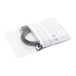 Gripzakjes met buidel en schrijfvlakken 150 x 200 + 120 mm - 50 micron LDPE - per 500 stuks