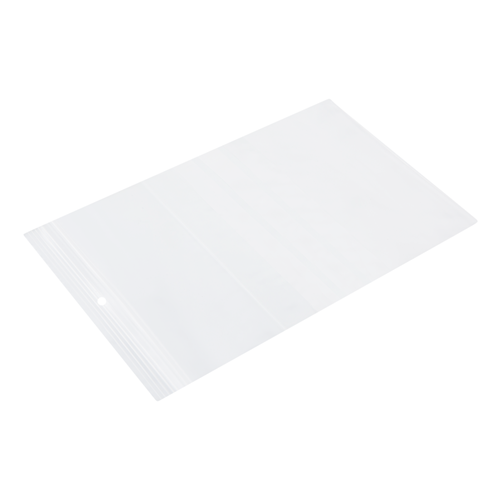 Gripzakjes met buidel en schrijfvlakken 160 x 230 + 165 mm - 50 micron LDPE - per 500 stuks-2
