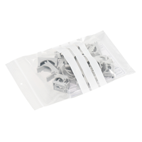 Gripzakjes met buidel en schrijfvlakken 160 x 230 + 165 mm - 50 micron LDPE - per 500 stuks