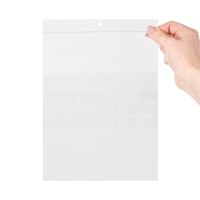 Gripzakjes met buidel en schrijfvlakken 190 x 250 + 180 mm - 50 micron LDPE - per 500 stuks-3