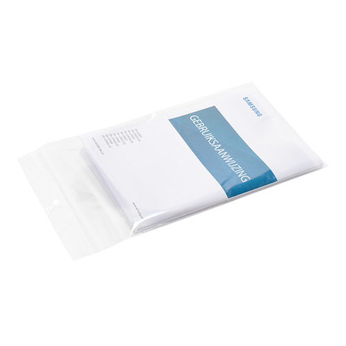 Gripzakjes transparant 120 x 180 mm (A6) - 50 micron LDPE - per 1000 stuks