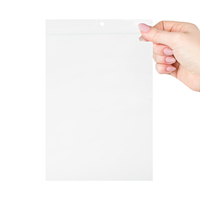 Gripzakjes transparant 160 x 230 mm (A5) - 50 micron LDPE - per 500 stuks-2
