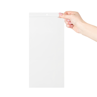 Gripzakjes transparant 160 x 280 mm - 50 micron LDPE - per 500 stuks-3