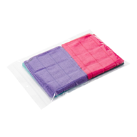 Gripzakjes transparant 190 x 250 mm - 90 micron LDPE - per 100 stuks