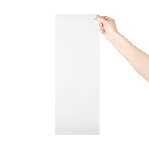 Gripzakjes transparant 190 x 500 mm - 50 micron LDPE - per 100 stuks-2