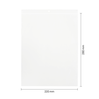 Gripzakjes transparant 220 x 280 mm - 50 micron LDPE - per 100 stuks-1