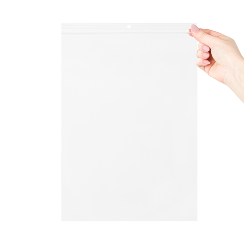 Gripzakjes transparant 220 x 280 mm - 50 micron LDPE - per 100 stuks-3