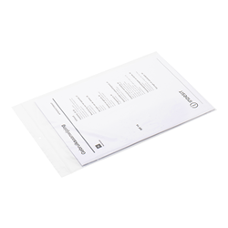 Gripzakjes transparant 230 x 320 mm (A4) - 90 micron LDPE - per 100 stuks