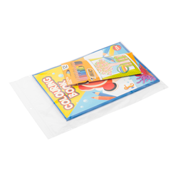 Gripzakjes transparant 250 x 350 mm - 50 micron LDPE - per 100 stuks