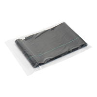 Gripzakjes transparant 350 x 450 mm (A3) - 90 micron LDPE - per 100 stuks