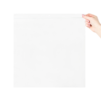 Gripzakjes transparant 400 x 400 mm - 90 micron LDPE - per 100 stuks-3