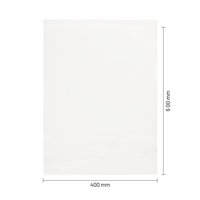 Gripzakjes transparant 400 x 600 mm - 50 micron LDPE - per 100 stuks-1