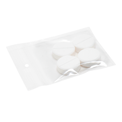 Gripzakjes transparant 40 x 40 mm - 50 micron LDPE - per 1000 stuks
