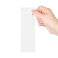 Gripzakjes transparant 55 x 150 mm - 90 micron LDPE - per 1000 stuks-3