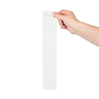 Gripzakjes transparant 55 x 300 mm - 90 micron LDPE - per 1000 stuks-2