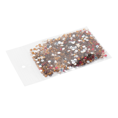 Gripzakjes transparant 55 x 65 mm - 90 micron LDPE - per 1000 stuks