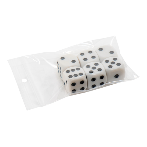 Gripzakjes transparant 60 x 80 mm - 90 micron LDPE - per 1000 stuks