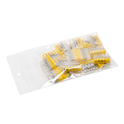 Gripzakjes transparant 80 x 120 mm (A7) - 50 micron LDPE - per 1000 stuks