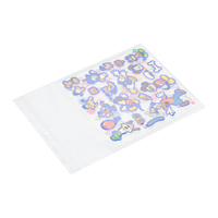 Gripzakjes bioplastic (bio-based) 220 x 280 mm - 50 micron BIO PE - per 100 stuks