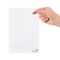 Gripzakjes bioplastic (bio-based) 220 x 280 mm - 50 micron BIO PE - per 100 stuks-3