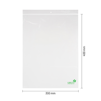 Gripzakjes bioplastic (bio-based) 300 x 400 mm - 50 micron BIO PE - per 100 stuks-1