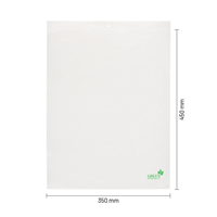 Gripzakjes bioplastic (bio-based) 350 x 450 mm (A3) - 50 micron BIO PE - per 100 stuks-1